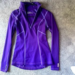 Zella workout long sleeve zip up